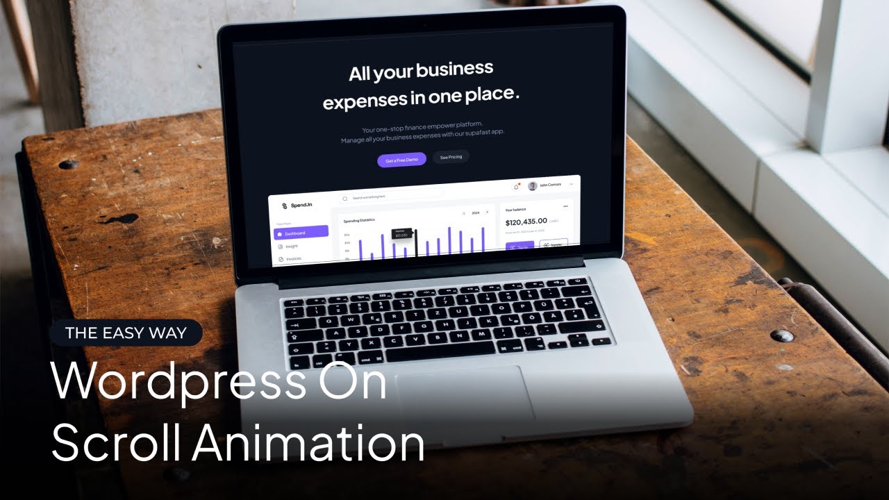 WordPress Tutorial For Beginner - On Scroll Animation