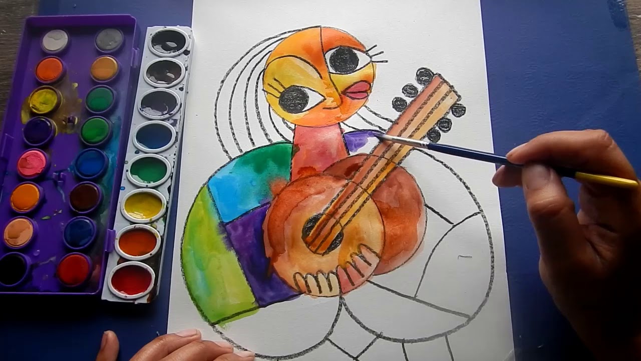 Synthetic Cubism  Picasso Inspired