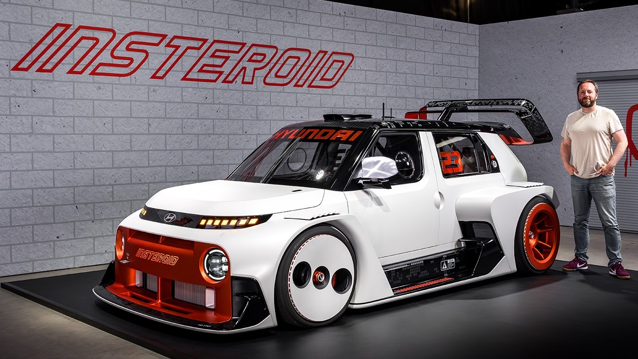 Hyundai Insteroid to inspirowany grami samoch&oacute;d wyścigowy z napędem elektrycznym