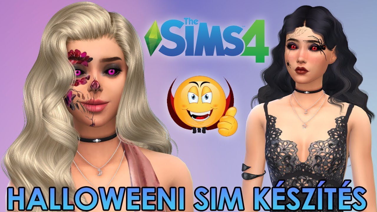 Halloweeni Sim készítés The Sims 4: Hallowen Hét 1. nap