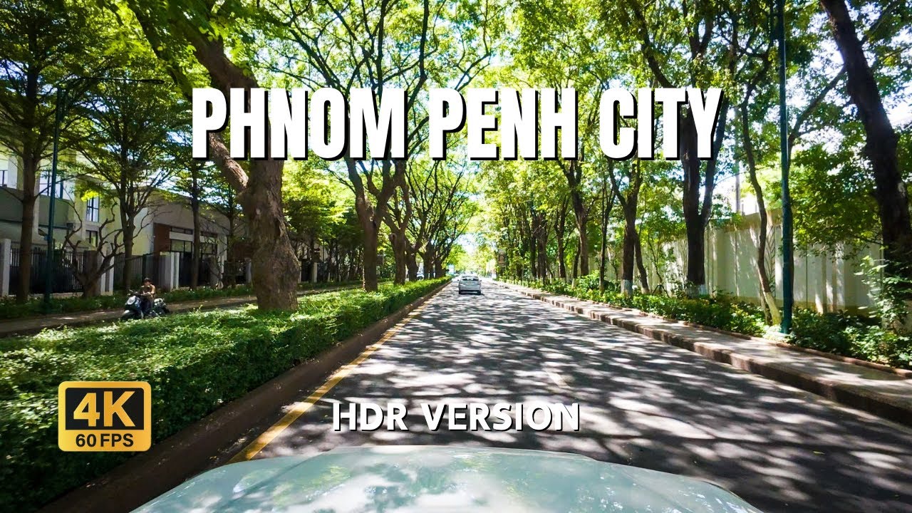 Beautiful Drive Inside Peng Huoth Euro Park | Modern Living in Phnom Penh