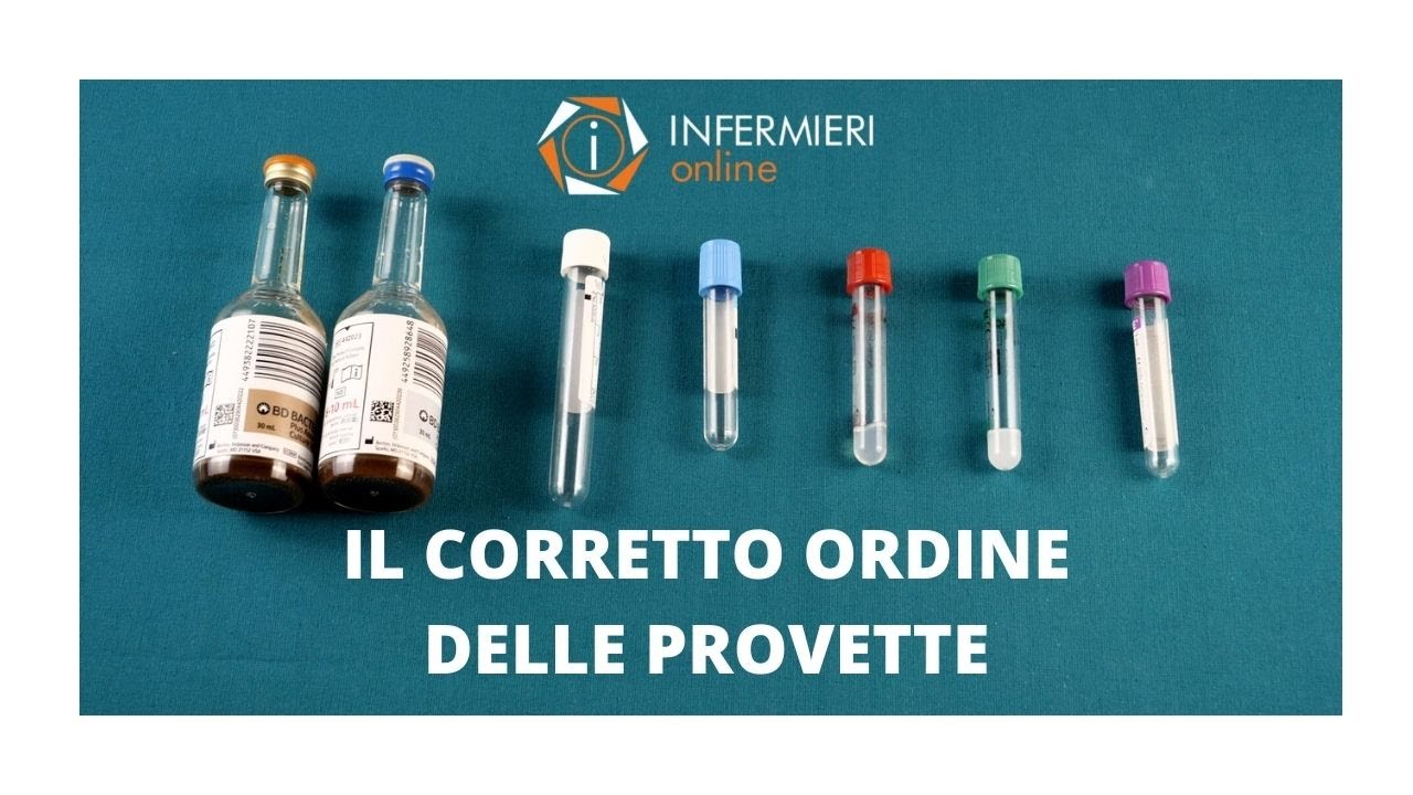IL CORRETTO ORDINE DI RIEMPIMENTO DELLE PROVETTE IN UN PRELIEVO VENOSO | INFERMIERISTICA in 2 MINUTI
