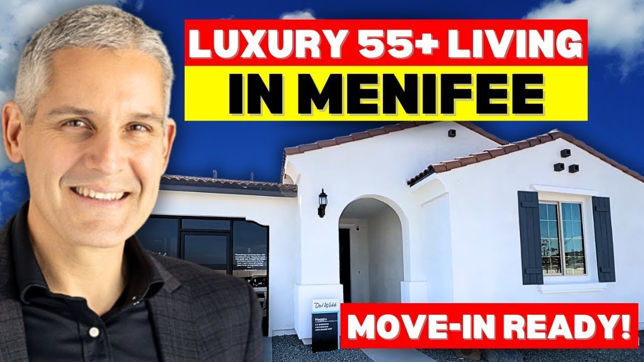 Экскурсия по новому дому в Менифи 55+ 🏡 | Одноэтажный дом, готовый к заселению!