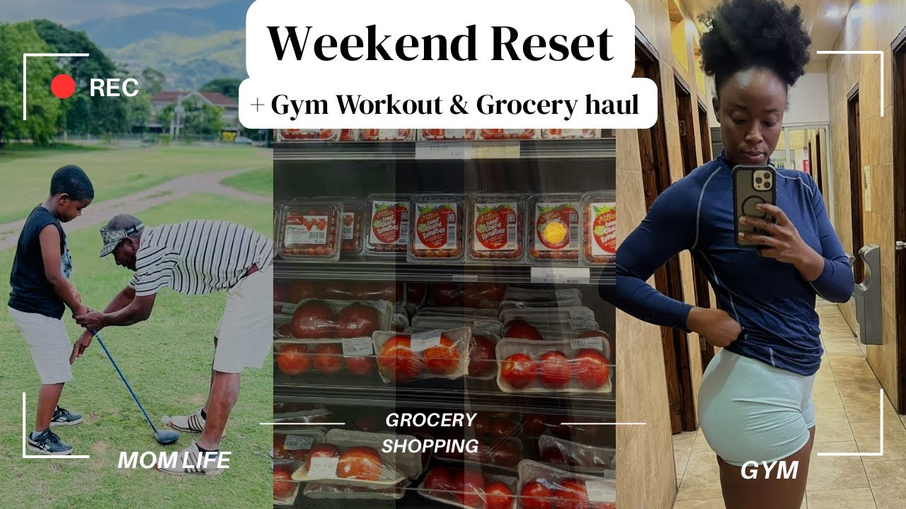 Weekend Reset as a Busy Jamaican 🇯🇲Mom | Gym Routine, Grocery Haul & Meal Prep @becomingAngelic 