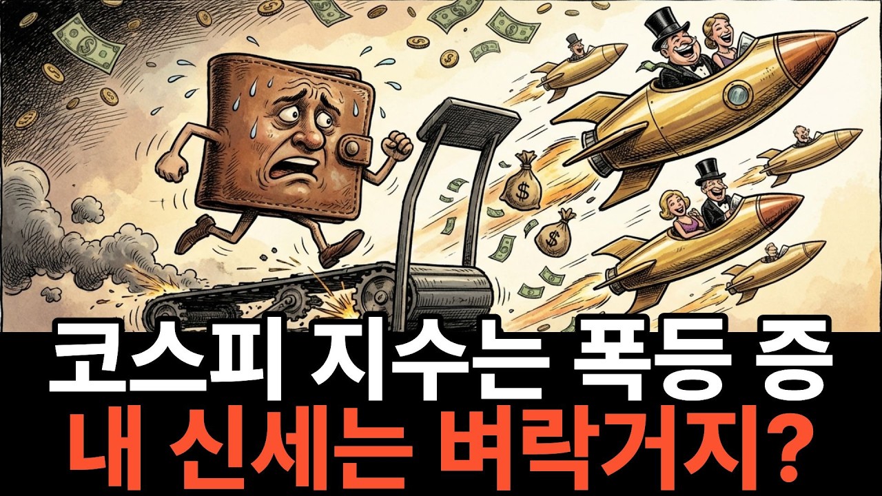 코스피 5,500 시대, 남의 잔치에 초대받지 못한 우리들의 박탈감