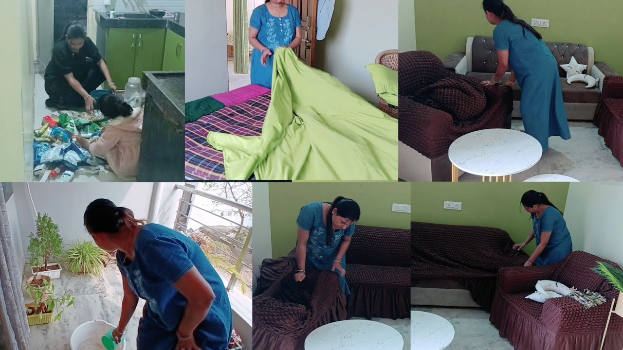 ऊपर नीचे सारे कमरों को व्यवस्थित किया 🤷‍♀️अब जा के मेरे दिल को सुकून 😊मिला || सारी थकान मिट् जाती ..