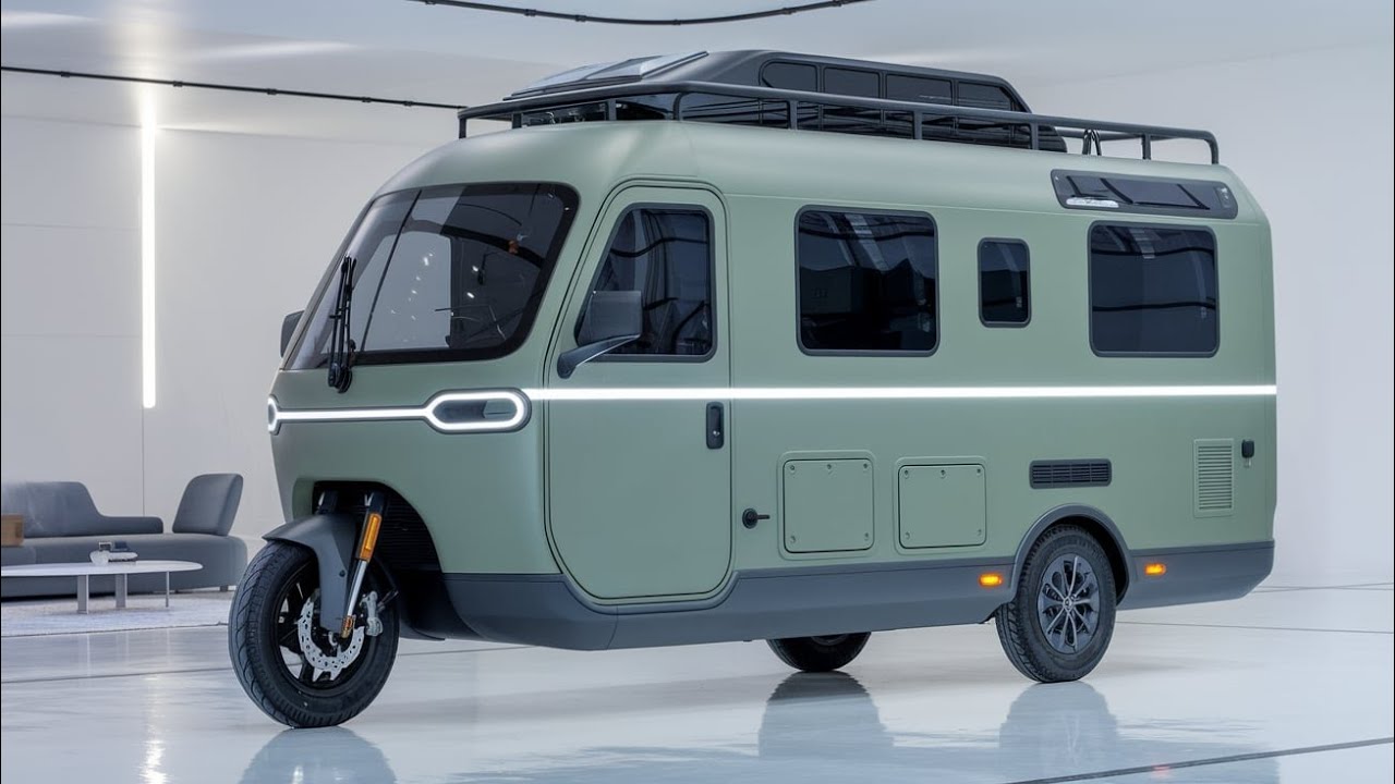Tricycle RV Camper 2025 is INSANE! 😱 Futuristic 3-Wheel Home on Wheels | Full Review & Tour