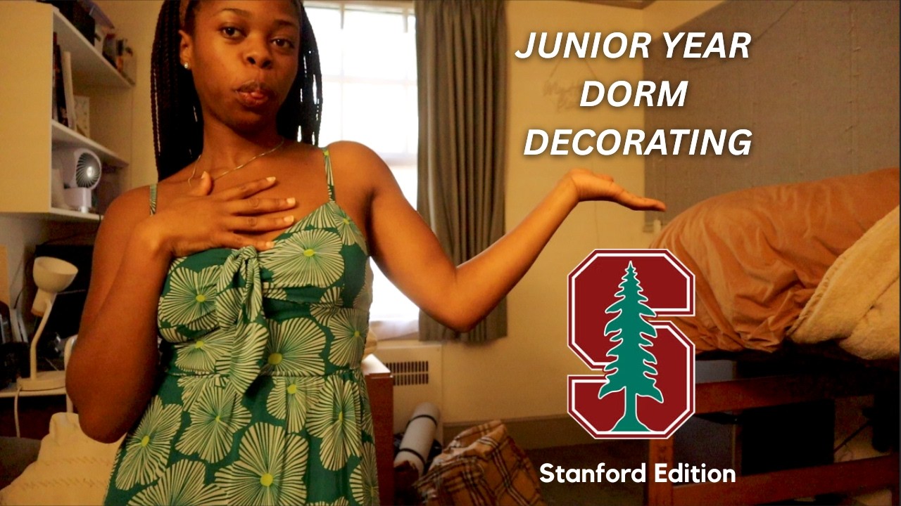 Set up my Junior year dorm with me at Stanford | I finally have a single!