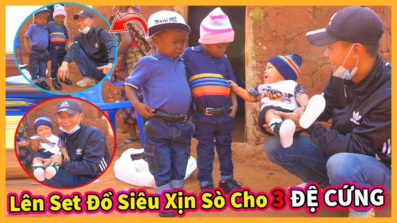 Quanglinhvlogs || Thay Đổi Diện Mạo Bất Ngờ Khi 3 Đệ Cứng Lên Đồ - Chú Linh Xách Dép Cho Các Cháu