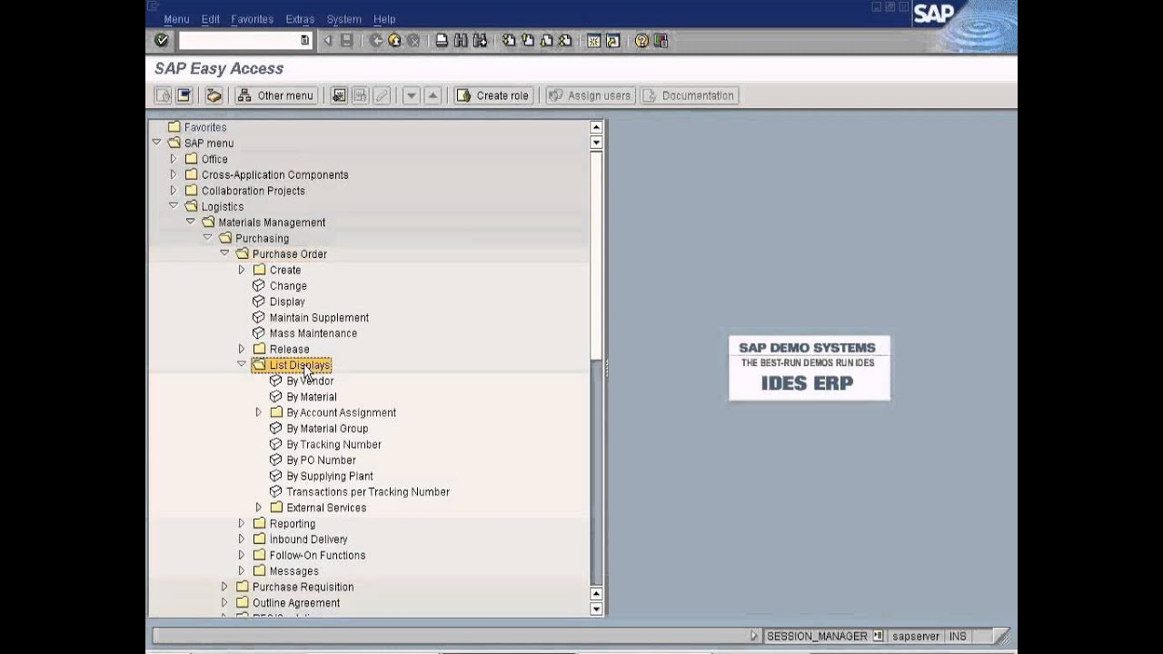 SAP Purchasing Reports