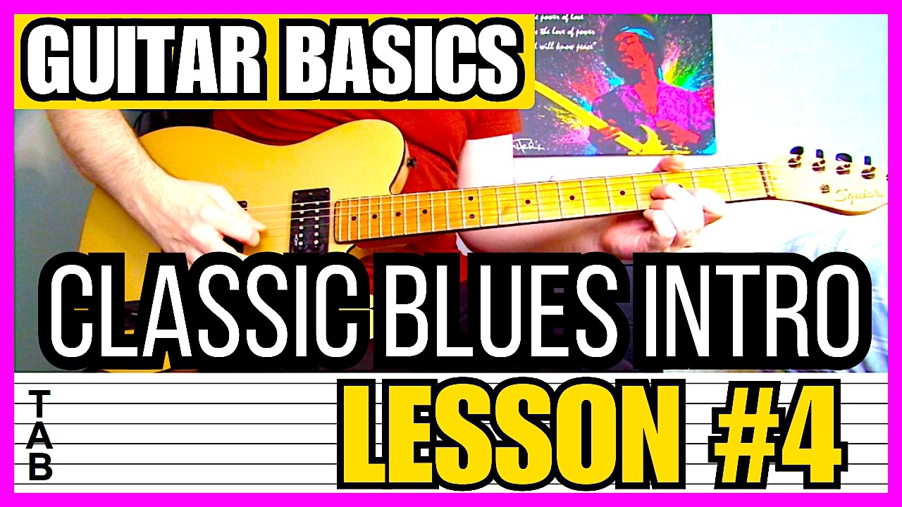 Guitar Basics - Classic Blues Intro #4 (Guitar Lesson) Tab | Tutorial