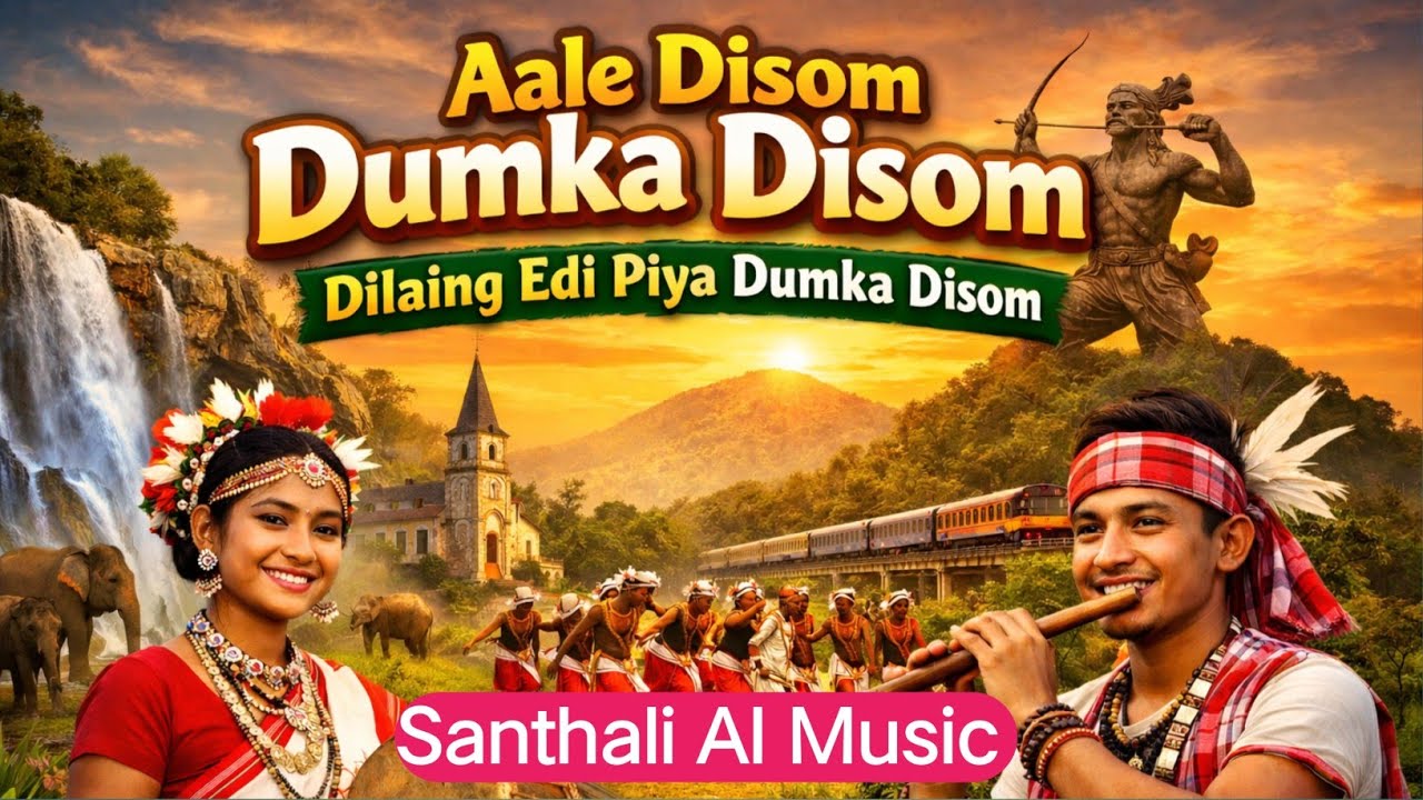 Aale Disom Dumka Disom//Santhali AI Cover song//New Santhali AI Song 