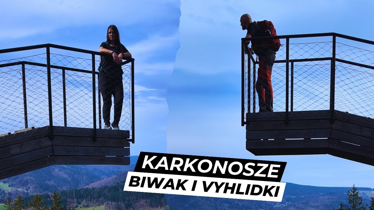 #39 Biwak z widokiem na Karkonosze + wycieczka na czeską stronę – wodospad Huťský i vyhlídki.