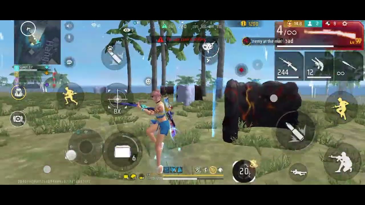 8 kills br renk and booyah and hakmod #new #viral #freefire #top #gaming #youtube #india