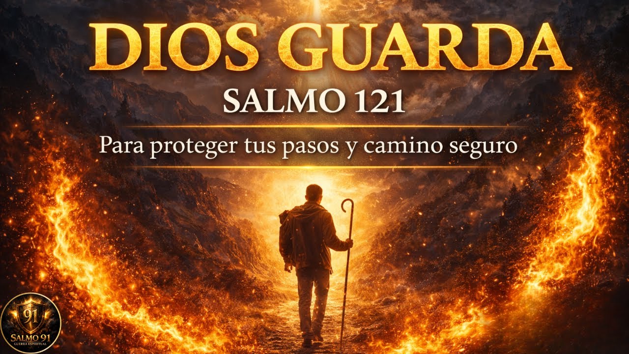 🔥 DIOS GUARDA | Salmo 121 Para proteger tus pasos y camino seguro