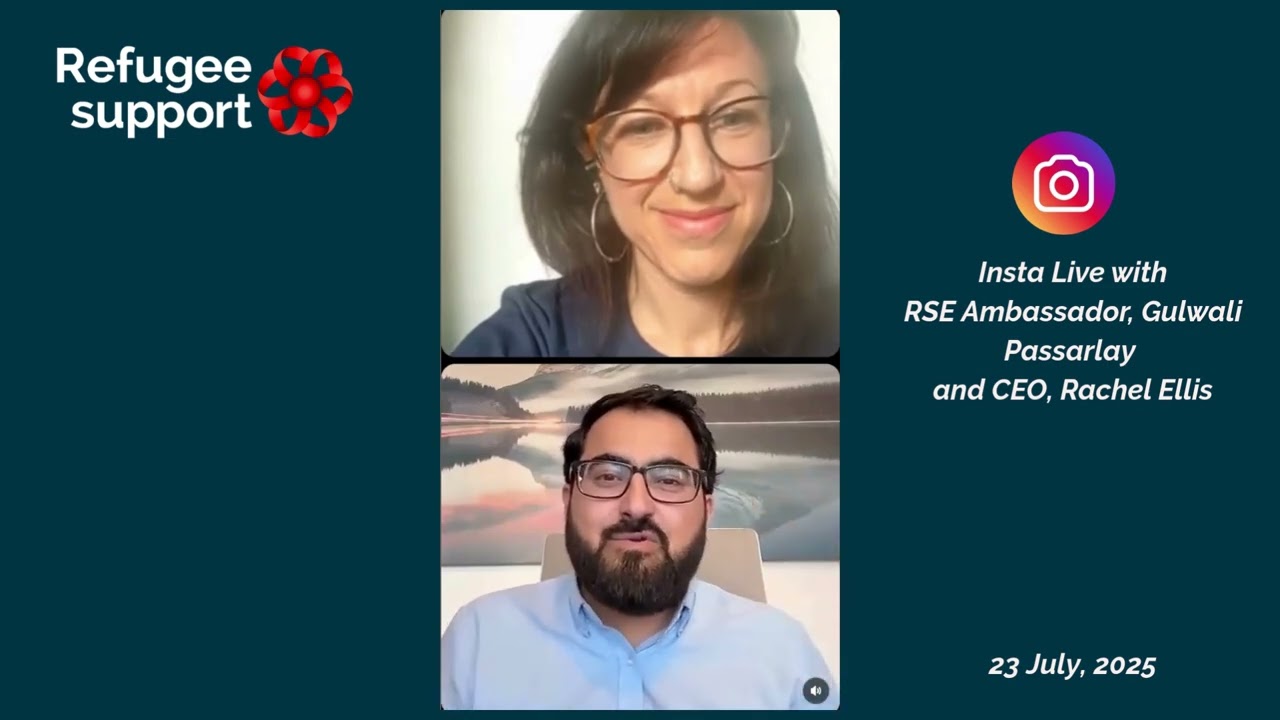 Insta Live with RSE Ambassador Gulwali Passarlay and CEO Rachel Ellis