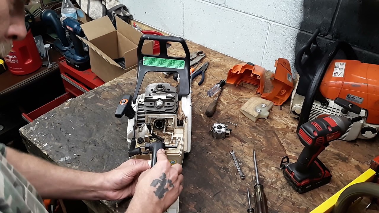 Stihl ms360 pro / 036 pro rebuild. Teardown. Part 1
