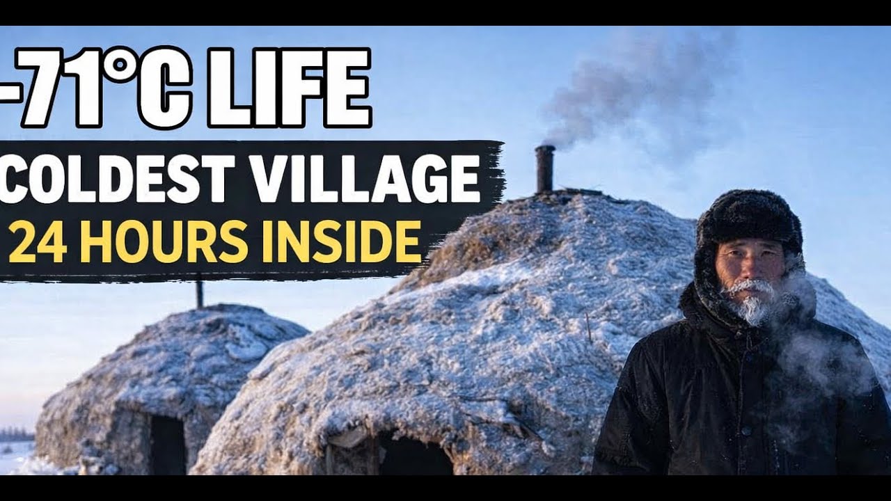 Man is black vs - 71c life inside Yakut Mud Houses
