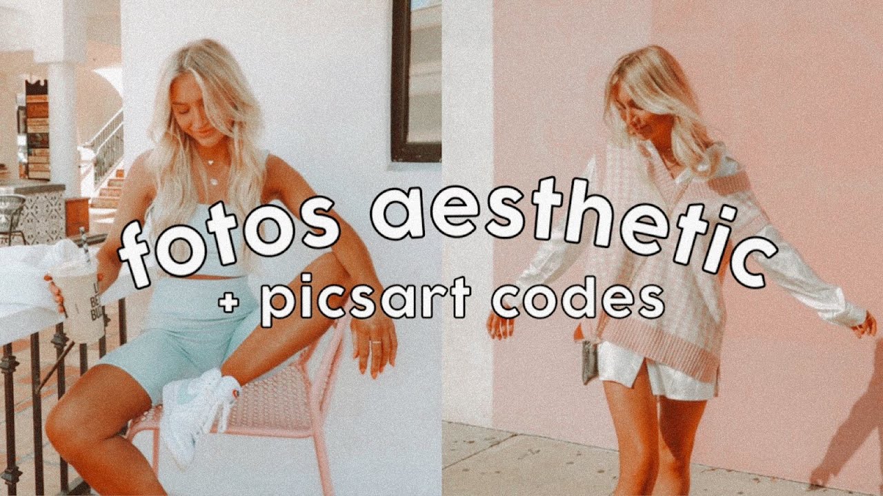 COMO EDITAR FOTOS AESTHETIC EN PICSART + Sticker Codes 🦋 · HeySunCreative