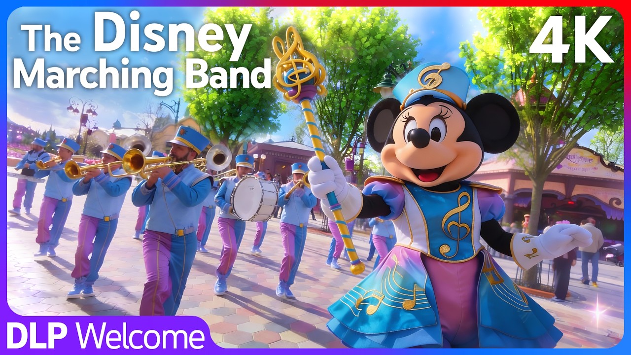 【NEW】The Disney Marching Band [4K Full Show] Disney Adventure World - Disneyland Paris