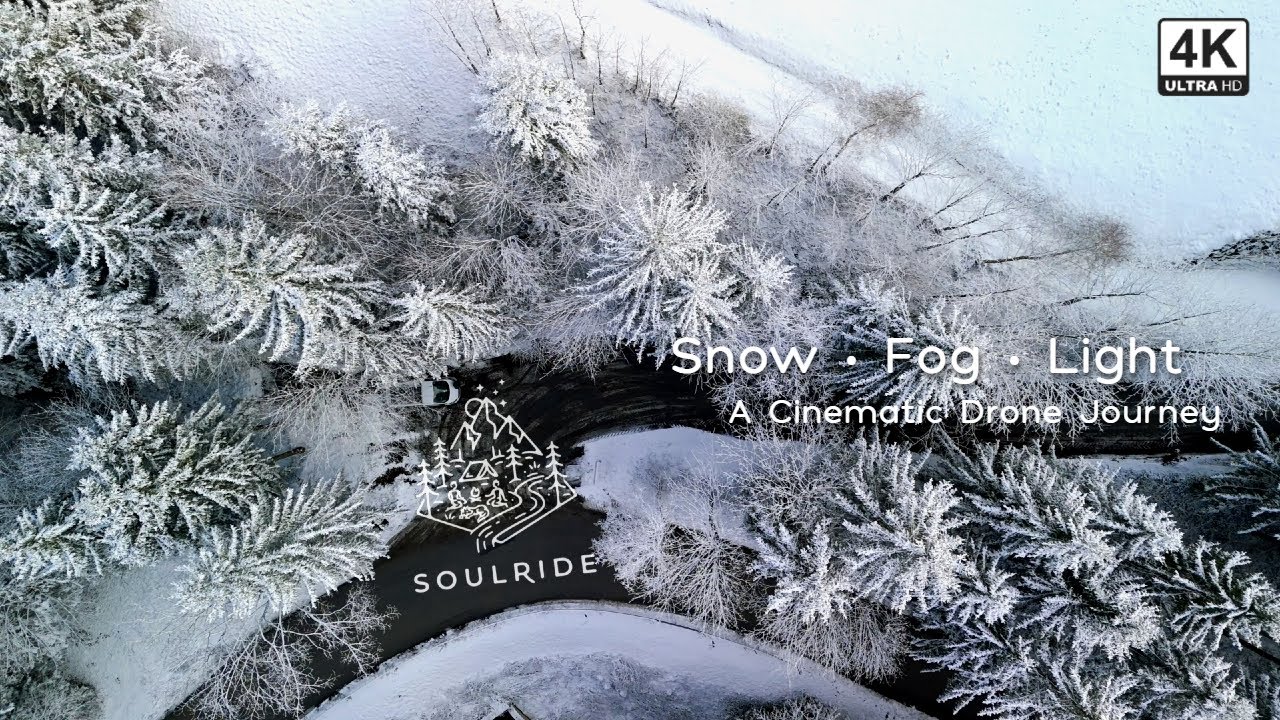Snow, Fog & Light | A Cinematic Drone Journey Through the Last Cold Days in 4K