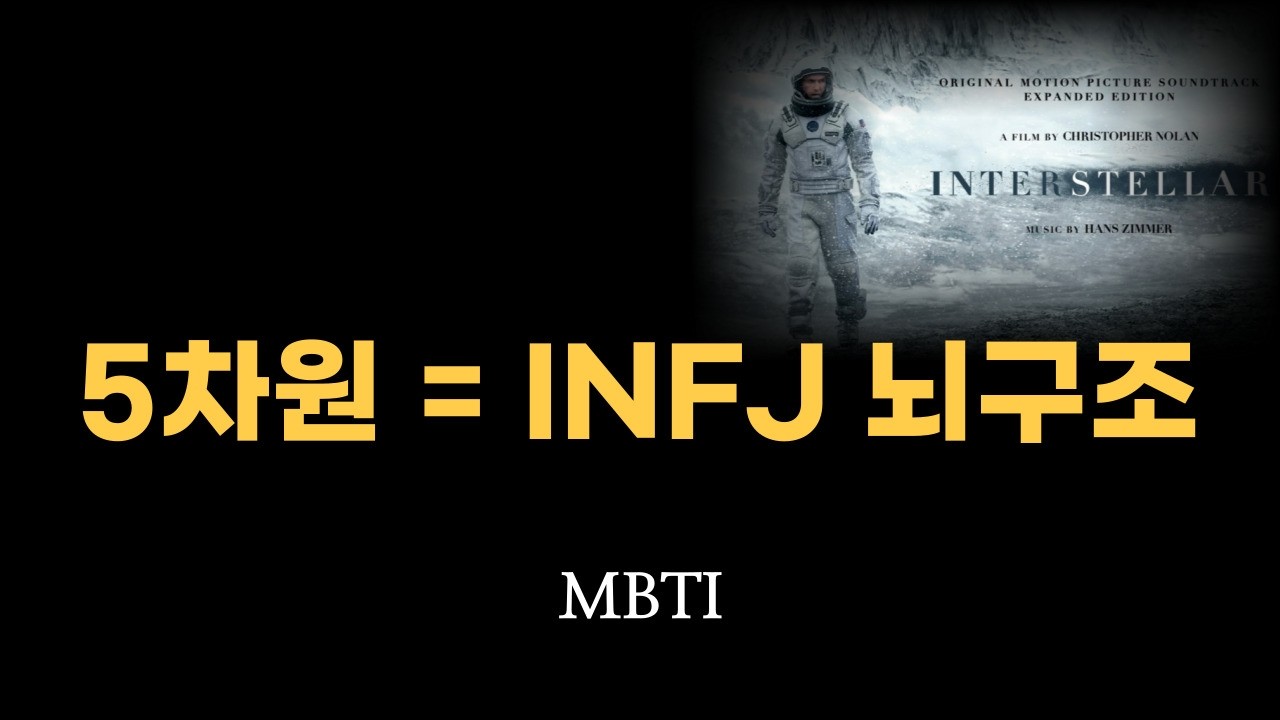 인터스텔라의 주인공은 INFJ 인가?