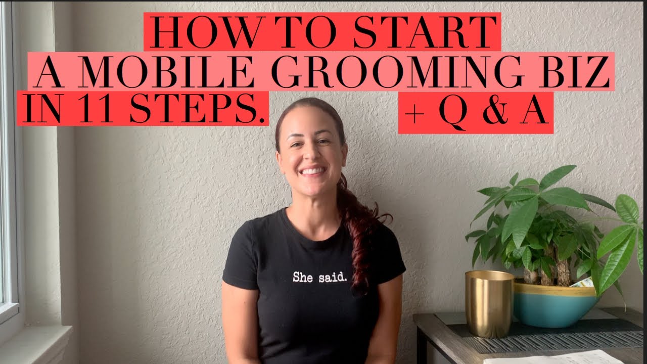 HOW I STARTED MY MOBILE GROOMING BUSINESS IN 11 STEPS + BONUS Q&A  🚐💨 🐶 🐱
