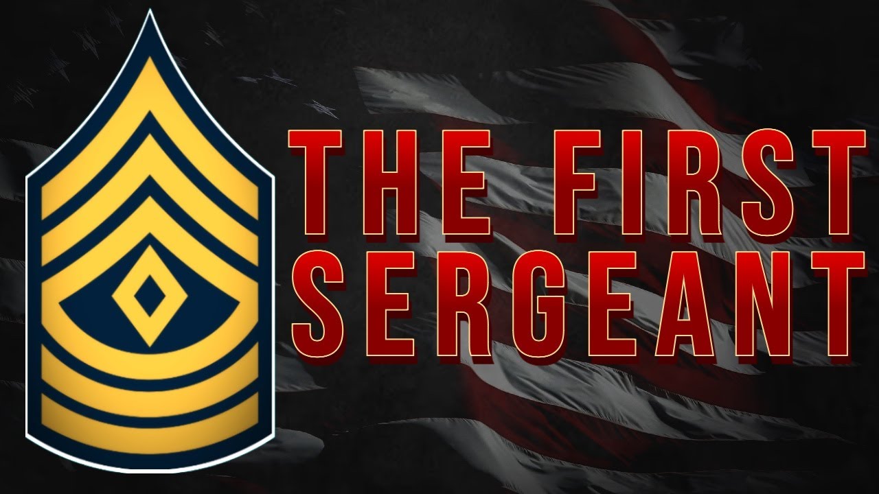 An Army First Sergeant Shares His Story