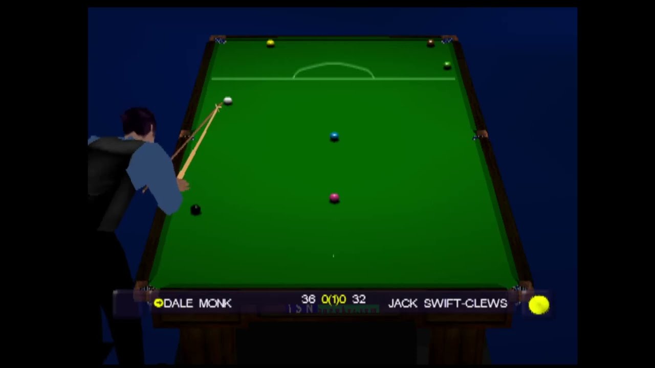 Funny Frame: World Championship Snooker Ps1 (CPU vs CPU Game)