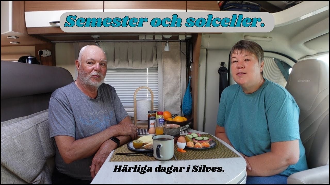 Tar lite semester och testar våra solceller.
