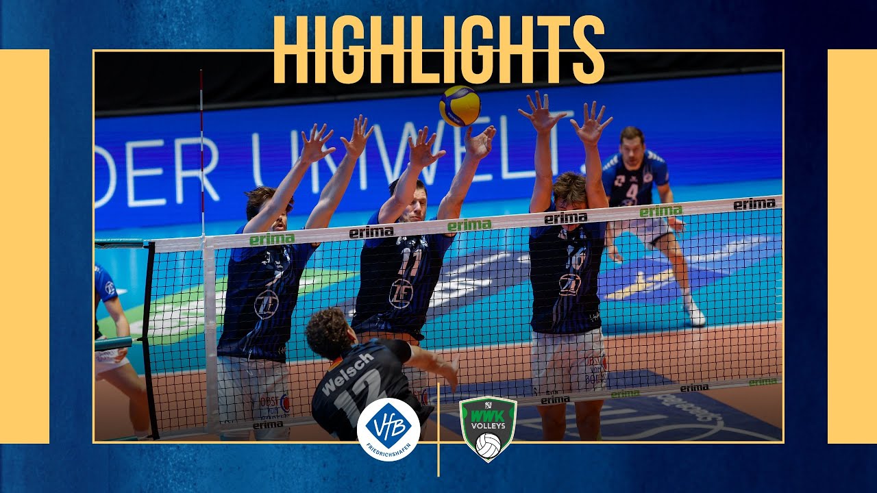 Highlights: VfB Friedrichshafen &ndash; WWK Volleys Herrsching