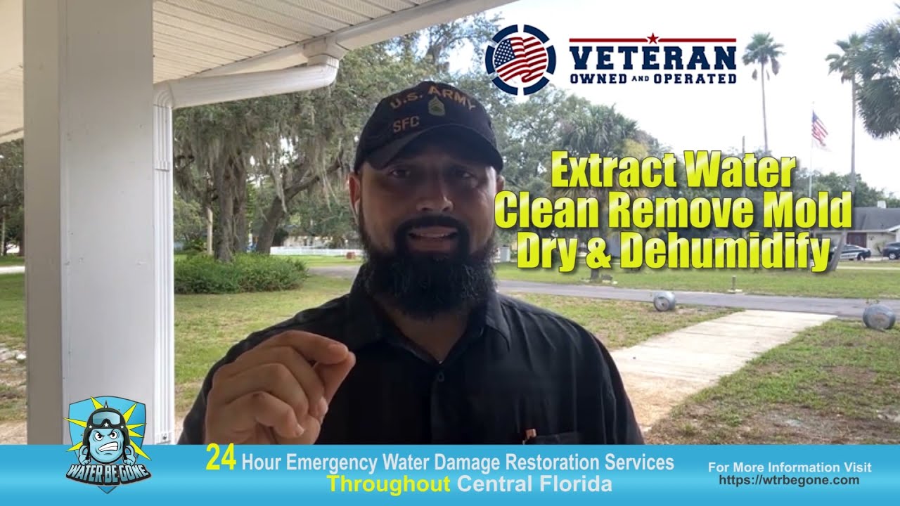 Water Be Gone Mold Remediation Water Damage Restoration Central Florida