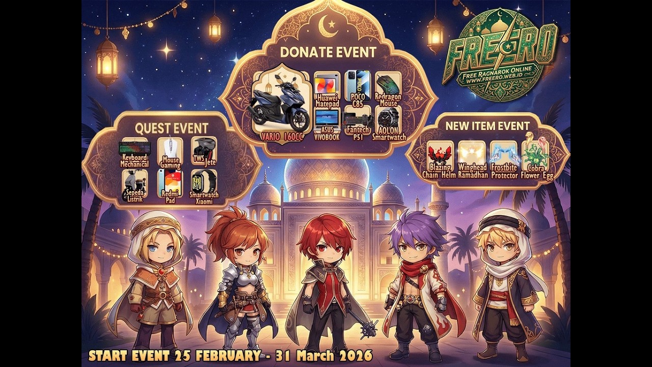 [LIVE] Event Ramadhan 2026 ... Free Ragnarok Online (Eps 396)