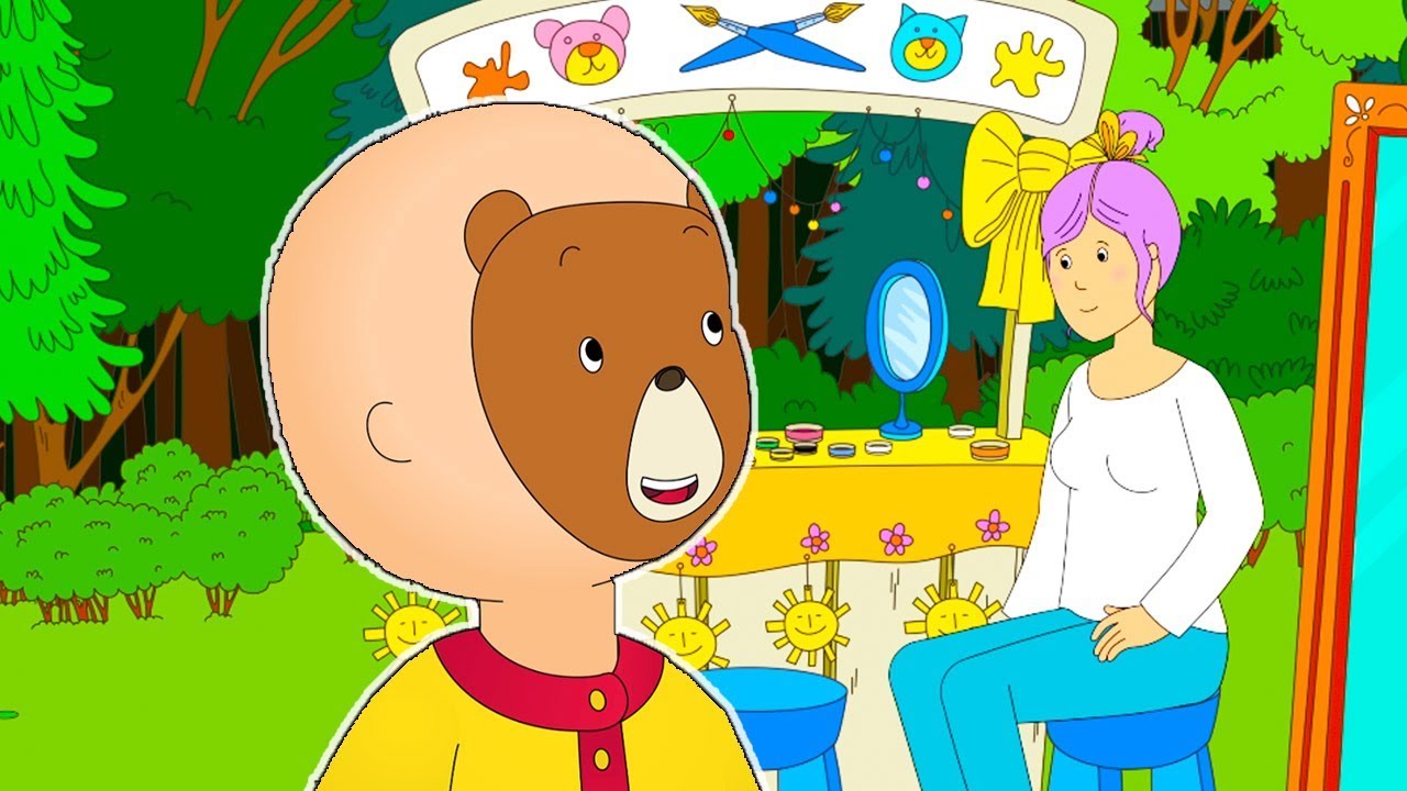 Caillou en Español Castellano | Pintura Cara de Caillou | Dibujos Animados Capítulos Completos