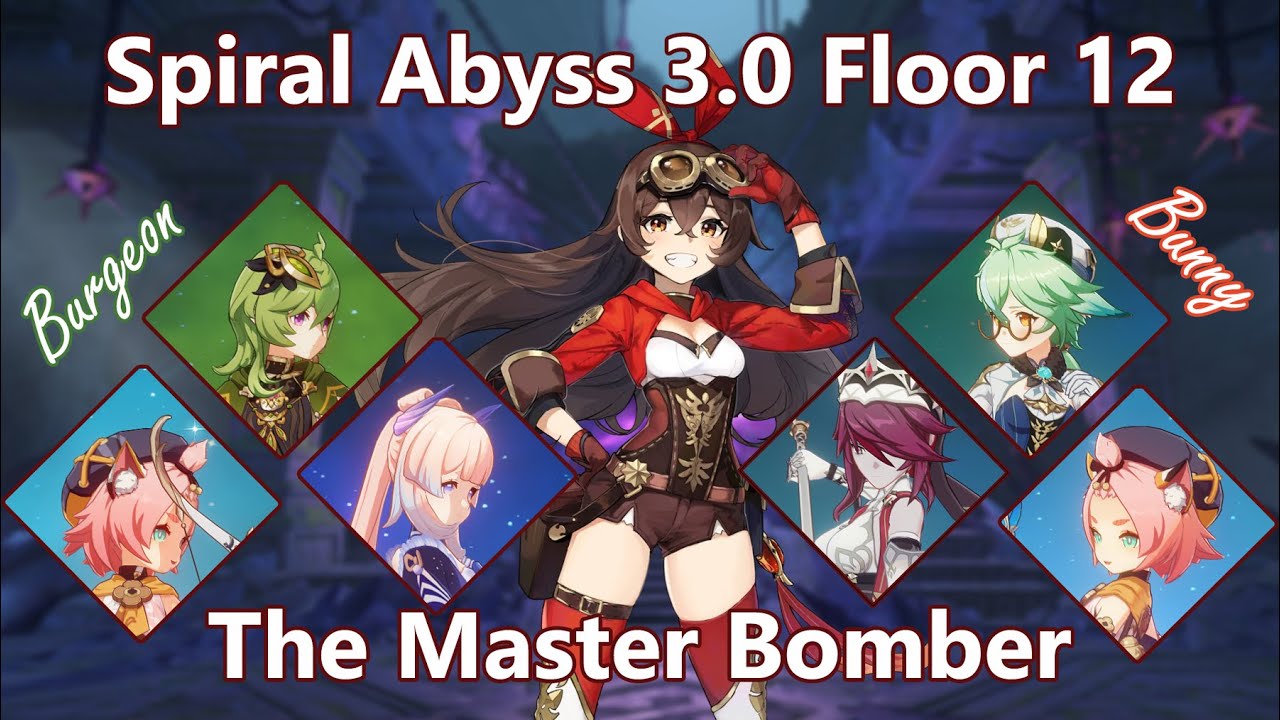 AMBER & COLLEI Burgeoning Spiral Abyss 3.0 - 9 starred - Xlice's 500 USD Challenge Done Right kekw