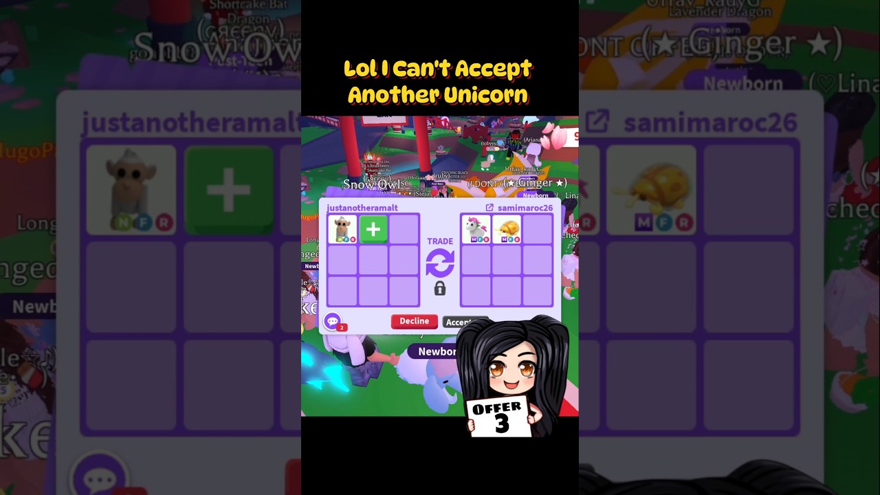 Trading My Neon Albino Monkey In Adopt Me 🙉🤍