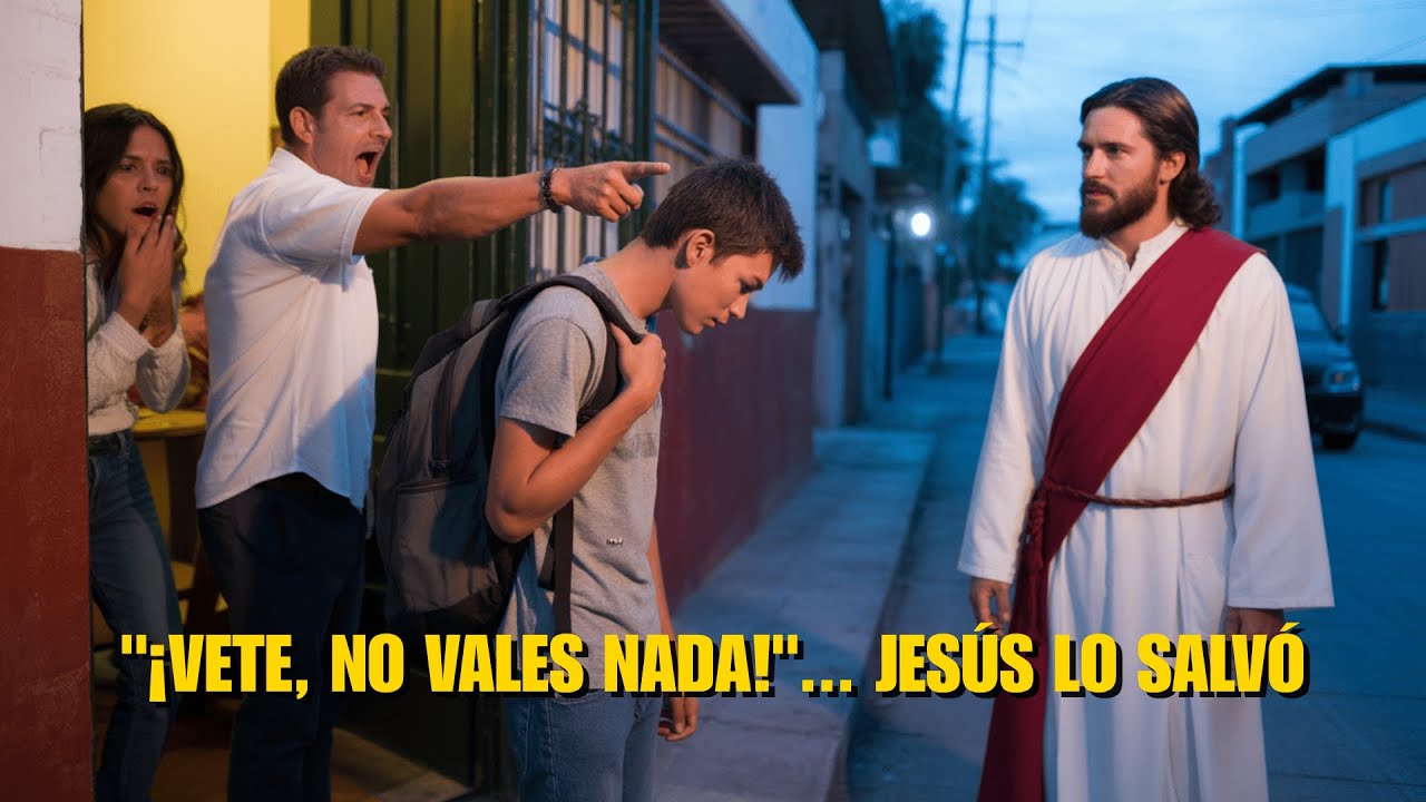 UN PADRASTRO CRUEL ECHÓ A SU HIJASTRO A LA CALLE... JESÚS LO ENCONTRÓ Y CAMBIÓ TODO