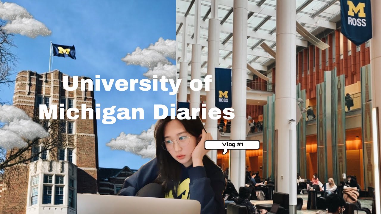 🇺🇸 미시간 대학교 교환학생 브이로그 #1 | University of Michigan, moving in, 개강, 장보기, grwm, daily vlog, 미국생활