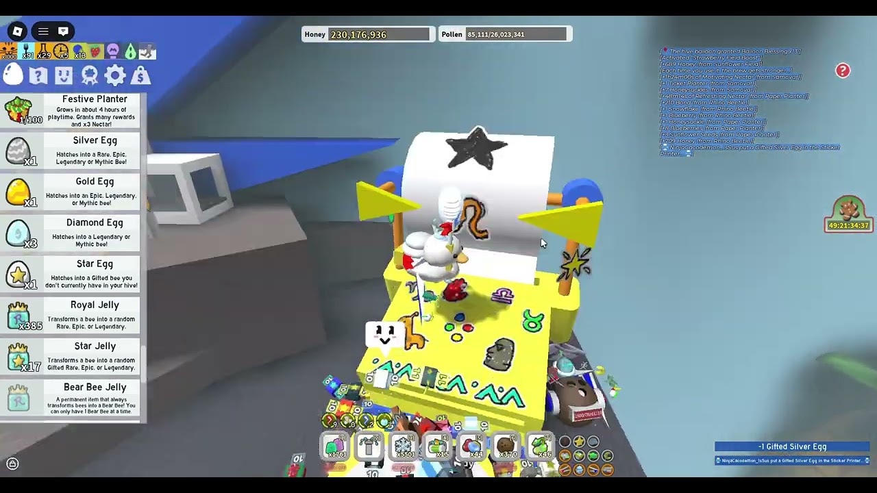 draft 10 - journey to mdigame FRIEND GAMBLE PART 3 (i gamble gifted silver egg in sticker stac feb10