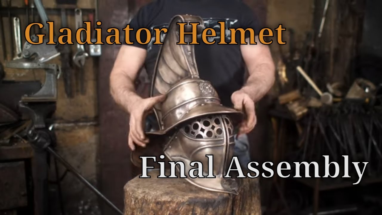 Forging a Bronze Gladiator Helmet - Part 4 - Final Assembly