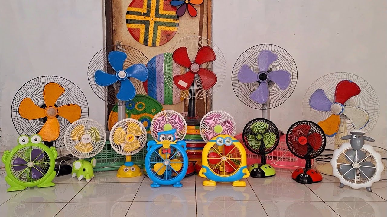 kipas angin karakter kipas 12 inchi and boxfan karkter