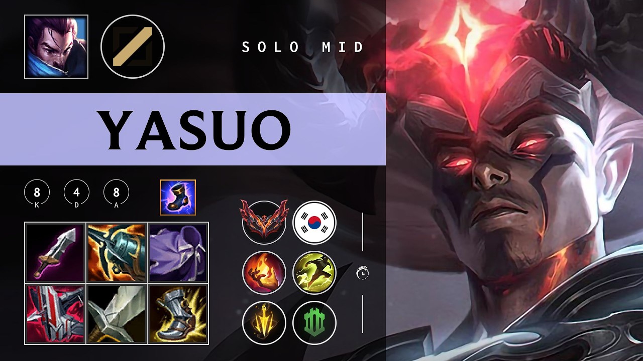 Yasuo Mid vs Aurelion Sol - KR Grandmaster Patch 26.07