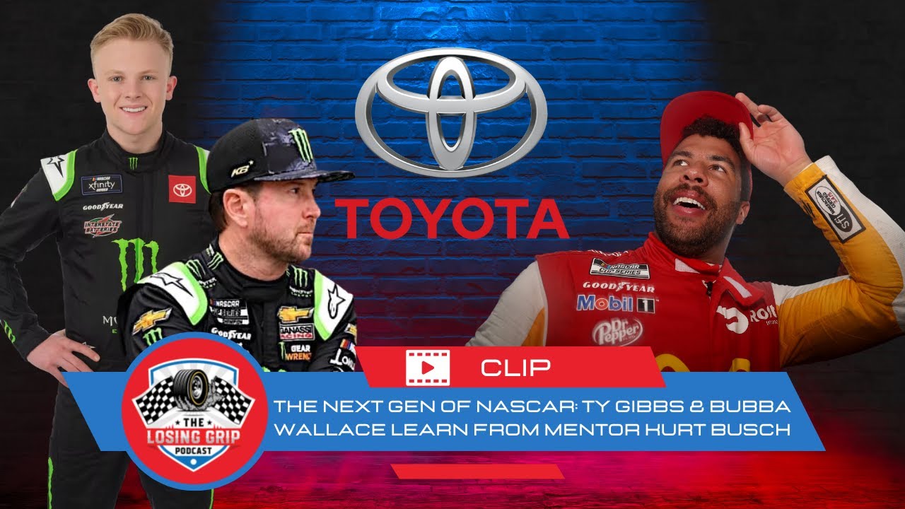 The Next Gen of NASCAR: Ty Gibbs & Bubba Wallace Learn from Mentor Kurt Busch