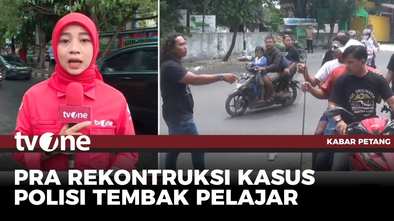 Kasus Polisi Tembak Siswa, Polrestabes Semarang Gelar Pra Rekonstruksi | Kabar Petang tvOne