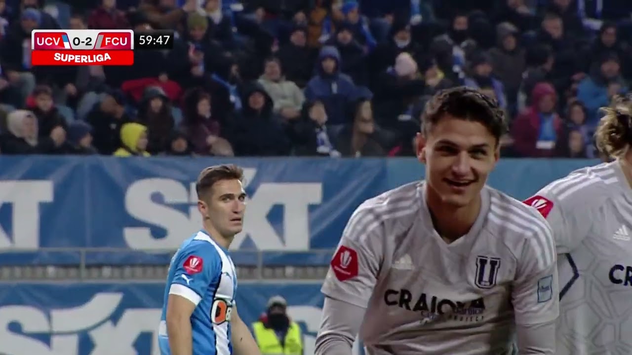 REZUMAT: Universitatea Craiova - FC U Craiova 0-2. Victorie mare pentru oltenii lui Mititelu