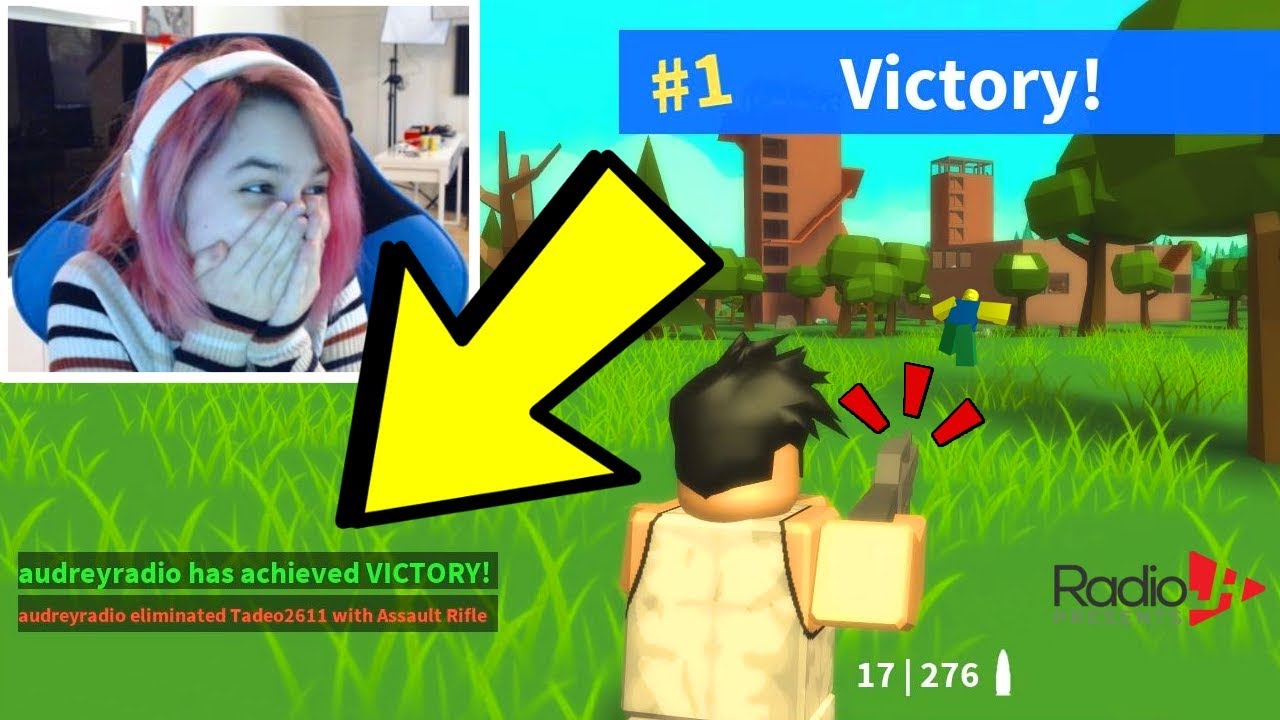 Roblox ISLAND ROYALE FORTNITE VICTORY In First Round Ever?!?