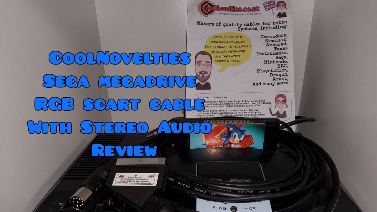 Sega Megadrive RGB Scart Unboxing Review from CoolNovelties &pound;13.99. Any Good?