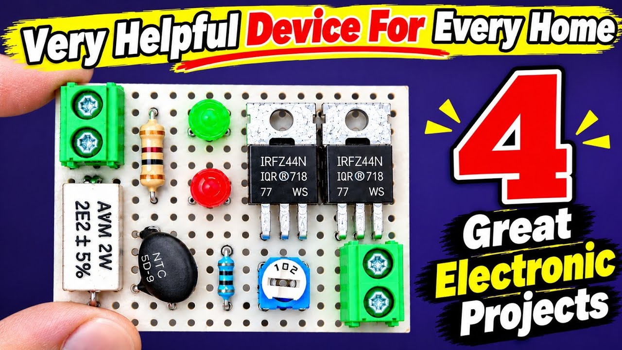 Top 4 Electronics Projects That Beginners can make at home