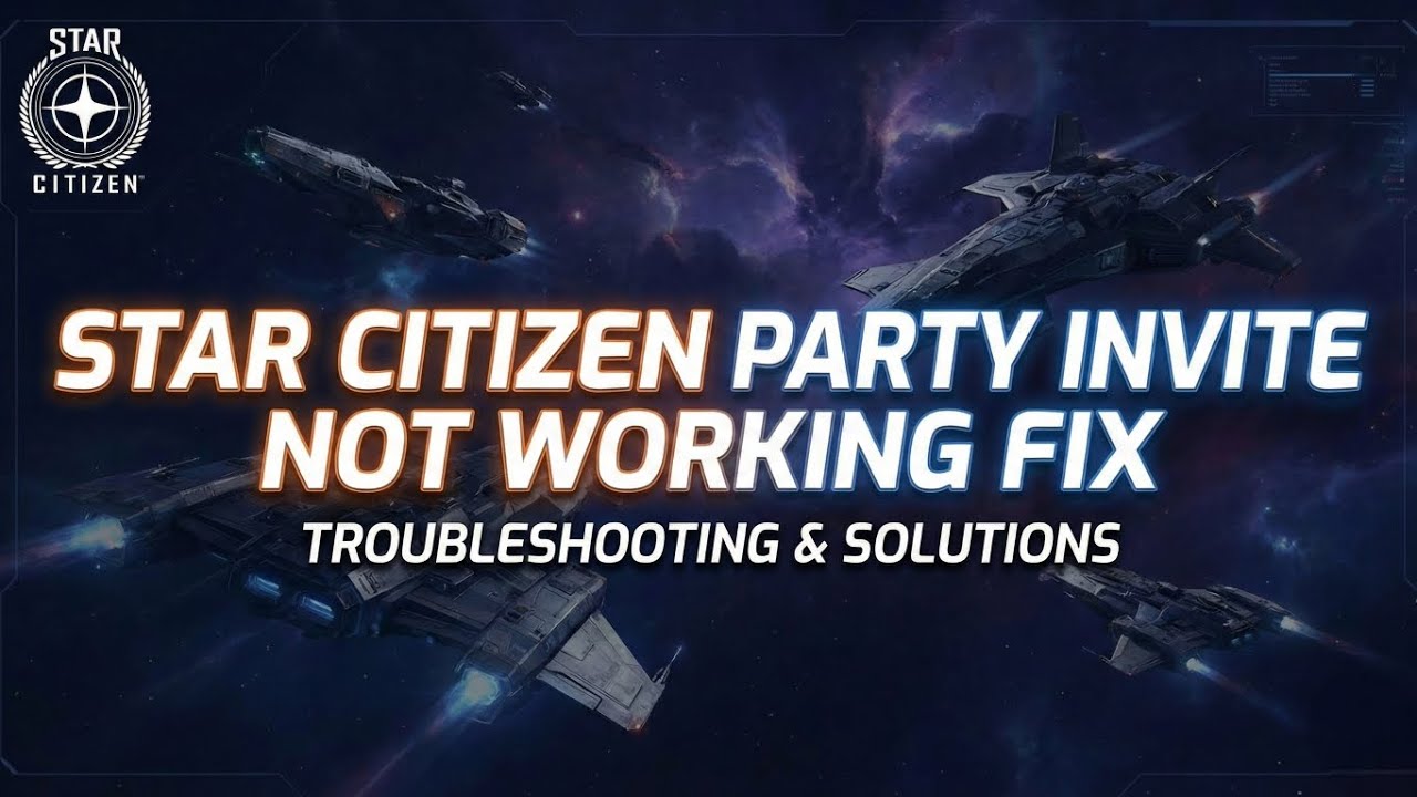 Приглашение на вечеринку Star Citizen не работает: как это исправить? #starcitizen #games #gaming...
