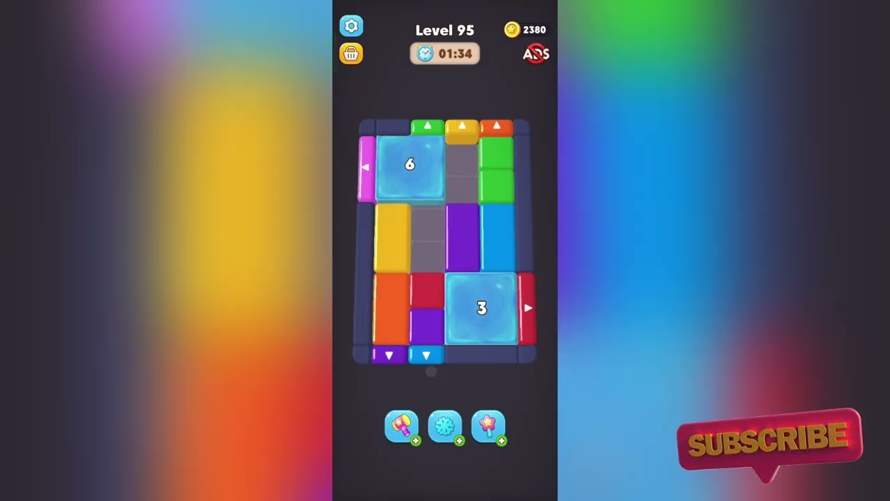 Slide Jam Level 95 Walkthrough 🧩 | Step-by-Step Puzzle Solution!